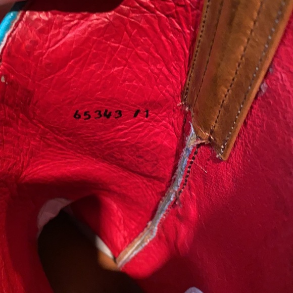 Macie Bean Western Cowboy Boots Turquoise Trim - Picture 12 of 13